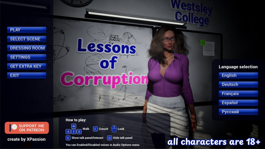 XPassion - Lessons of Corruption Ver.1.0 UE