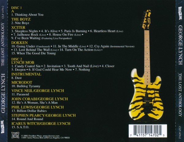 George Lynch - The Lost Anthology (2CD 2005) (Lossless + mp3)