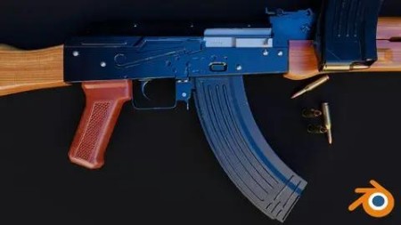 New. Weapon Modeling For Aaa Games In Blender .