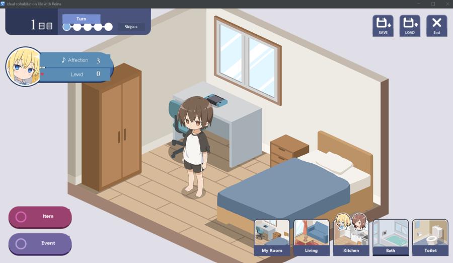 Koyomi studio - Ideal Cohabitation Life with Reina Ver.1.00 Final (eng) Adult Game
