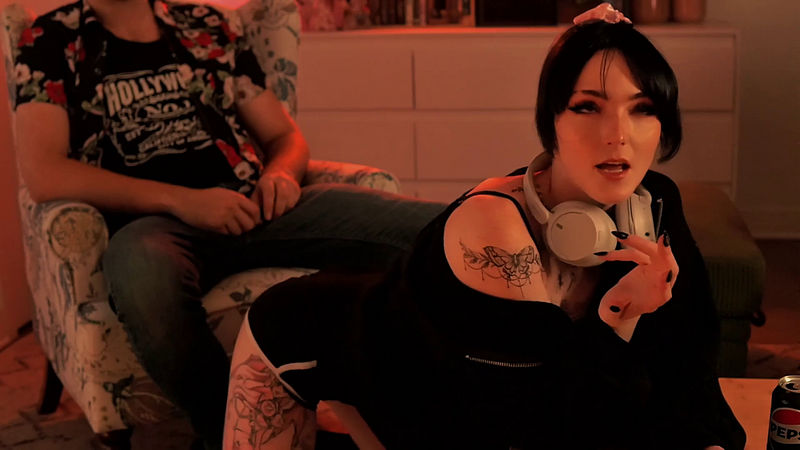 Tattooed Big Booty Goth Slut Dominates Me After Beating Me In Mario Kart Lana Bee (Onlyfans) FullHD 1080p