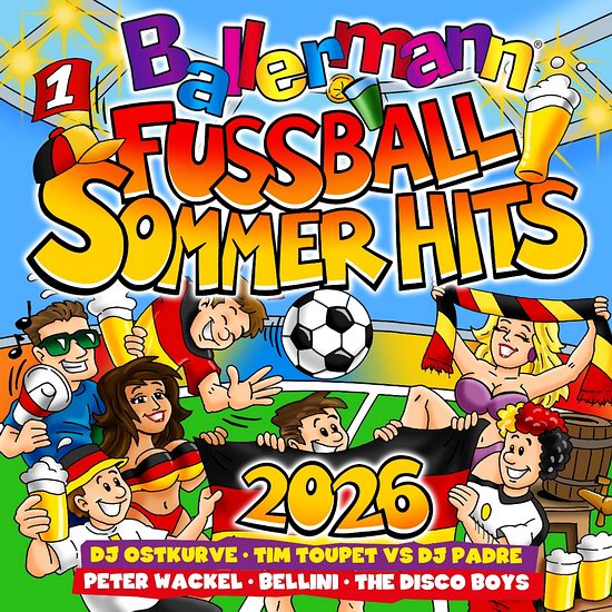 Ballermann Fussball Sommer Hits 2026 (2CD)