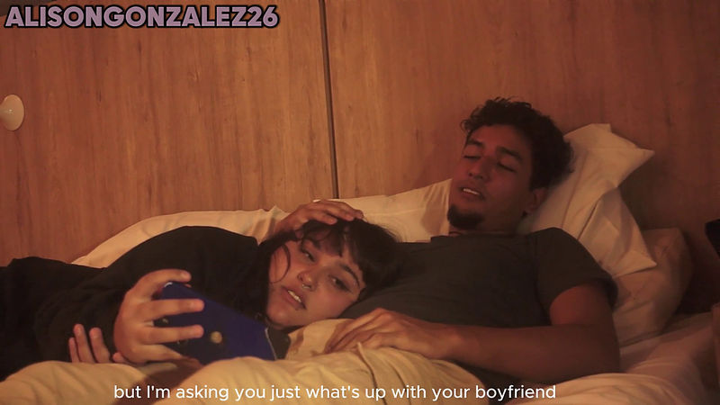 WITH MY STEPBROTHER WE WATCH a MOVIE AND I END UP FEELING HIS COCK IN MY MOUTH AlisonGonzalez26 (Onlyfans) FullHD 1080p
