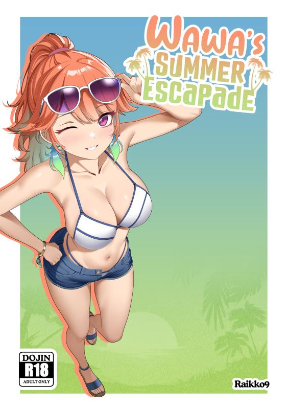 [Raikko9] Takanashi Kiara : WAWA'S SUMMER ESCAPADE + Extras Hentai Comics