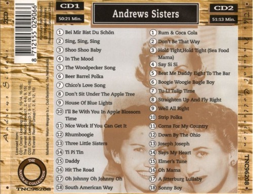 The Andrews Sisters - The Natural Collection (1996) 2CD Lossless