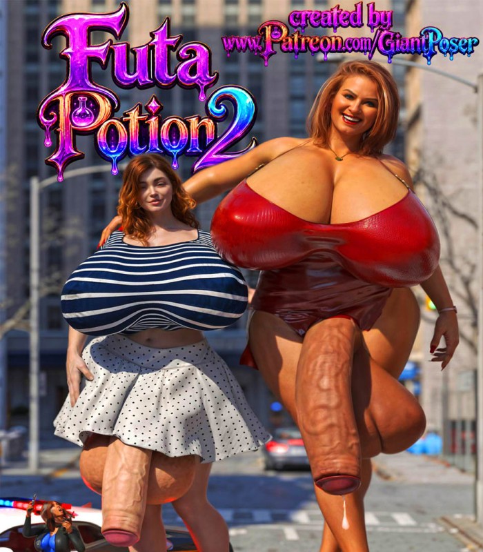 GiantPoser - Futa Potion 2 3D Porn Comic