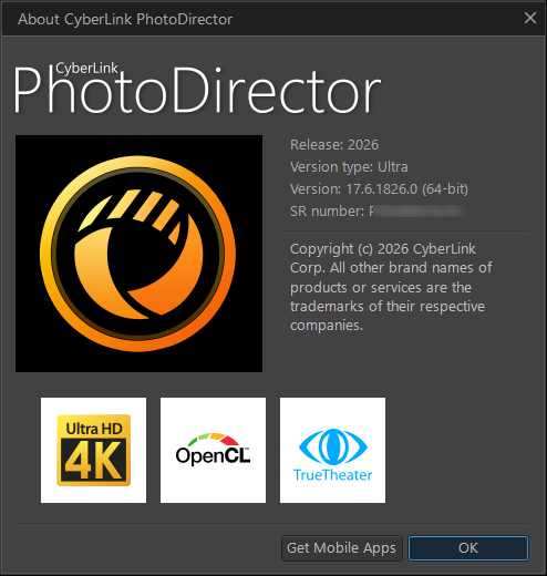 CyberLink PhotoDirector Ultra 2026 v17.6.1826.0