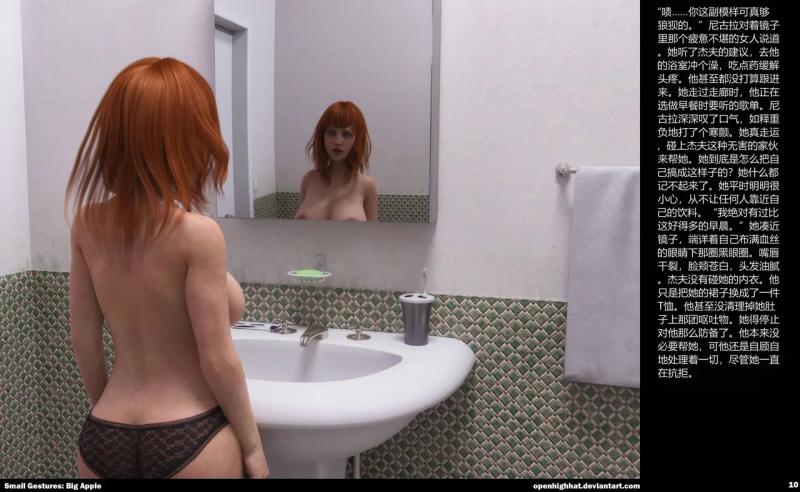 OHH - Small Gestures: Big Apple 3D Porn Comic