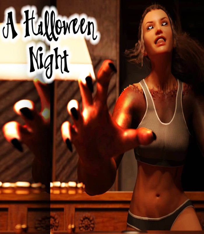 StepOneOneDesire - A Halloween Night 3D Porn Comic