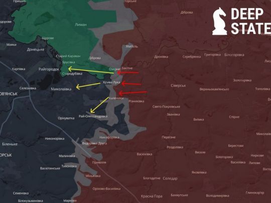 Наступ на Слов’янськ: DeepState пояснив, чому росіяни активізувалися біля Лимана