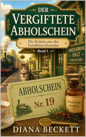 Cover: Beckett, Diana - Der vergiftete Abholschein: Ein Cosy-Krimi aus dem Teesalon der verlorenen Dinge