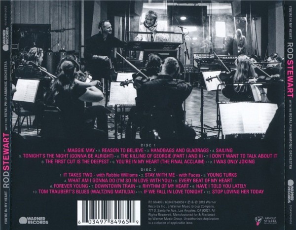Rod Stewart With The Royal Philharmonic Orchestra - You're In My Heart (2CD 2019) (Lossless + mp3)