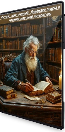 постер к [Stepik] Читай, как ученый. Лайфхаки поиска и чтения научной литературы (2026) WEBRip