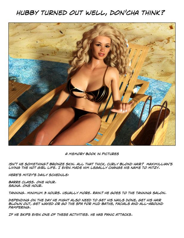 Taylor Galen Kadee - Beach Bunny 3D Porn Comic