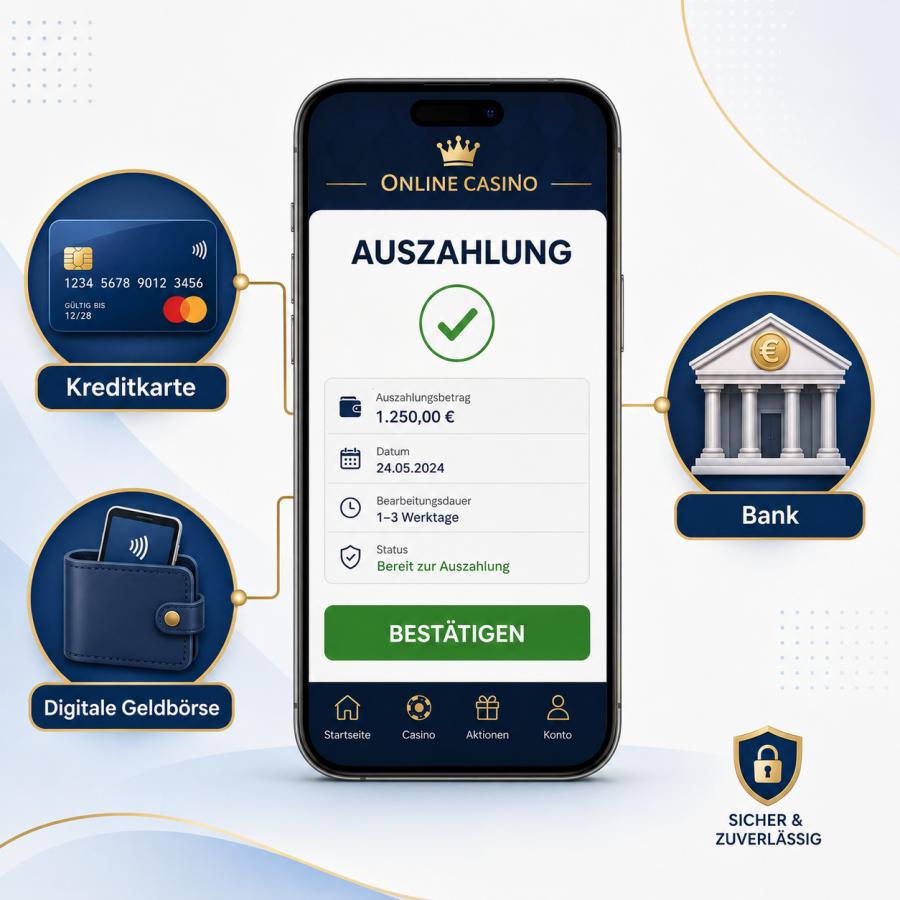 Sichere Zahlungsmethoden und Auszahlung im Merkur Online Casino