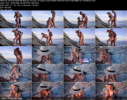 CumForKate A Young Couple Wants Public Sex And Fucks Right On The Beach FullHD 1080p