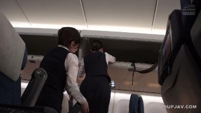 [mosaic_reduce_version] DANDY-873 先輩CAがまさかのレズビアン？！仕事中に乳揉みレズハラされて感じてしまった新人CA